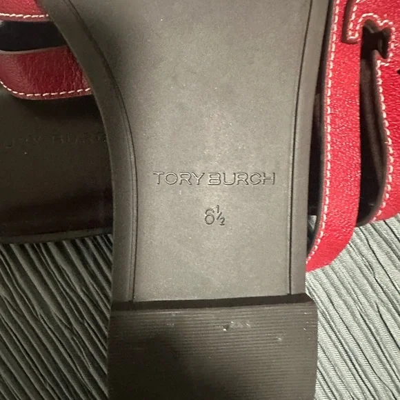Tory Burch Red Slide Sandals•NWOT - Picture 4 of 4
